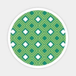 Checkered Diamond Seamless Pattern 004#002 Magnet